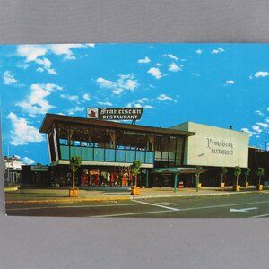 Vintage Postcard - The Franciscan Restaurant Fisherman's Wharf - Cliff Hamilton